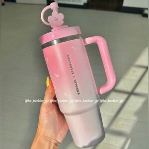 Starbucks Asia 2025 Cherry Blossom Collection 30oz Pink Sakura Stanley Tumbler
